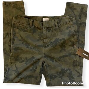 Ecru Moto Camo Pants Size 4